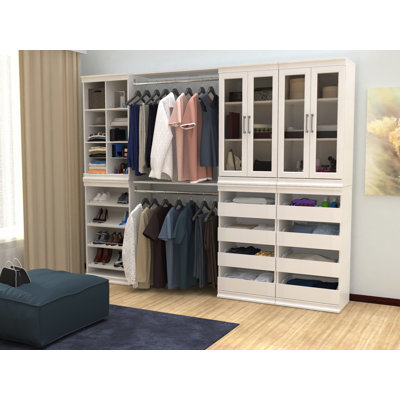 Modular Storage 90.14" W - 99" W Closet System