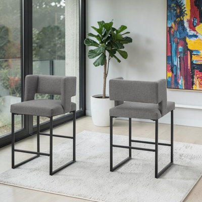 Ensemble de 2 tabourets de bar Camira