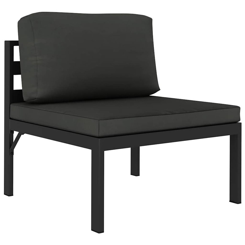 Ensemble de conversation à assise profonde avec coussins 1 pièce