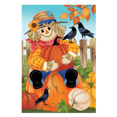Drapeau de jardin Friends & Scarecrow