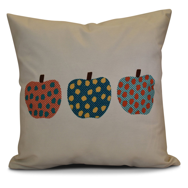 Housse de coussin d'extérieur carré, H 16 po x l 16 po x P 2 po, Bleu sarcelle