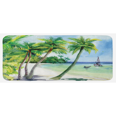 Tapis de cuisine tropical