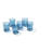 Stackables Tall Blue Drinkware, Set of 6-115678283