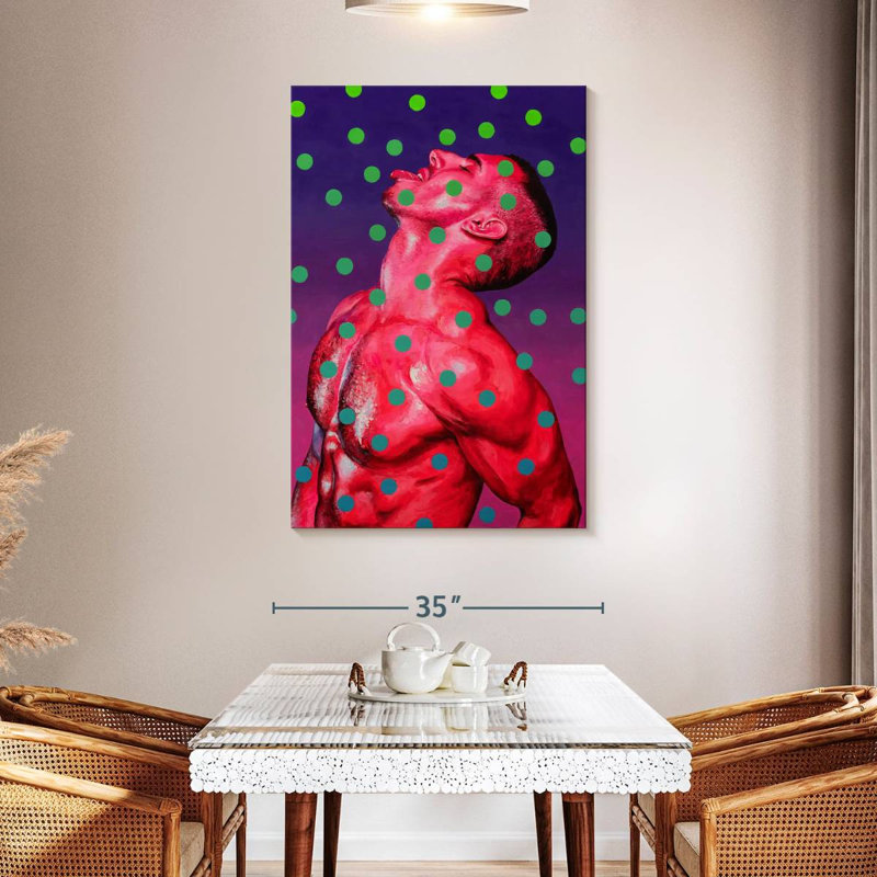 Leisha Ultraviolet Guy, 48" H x 32" W