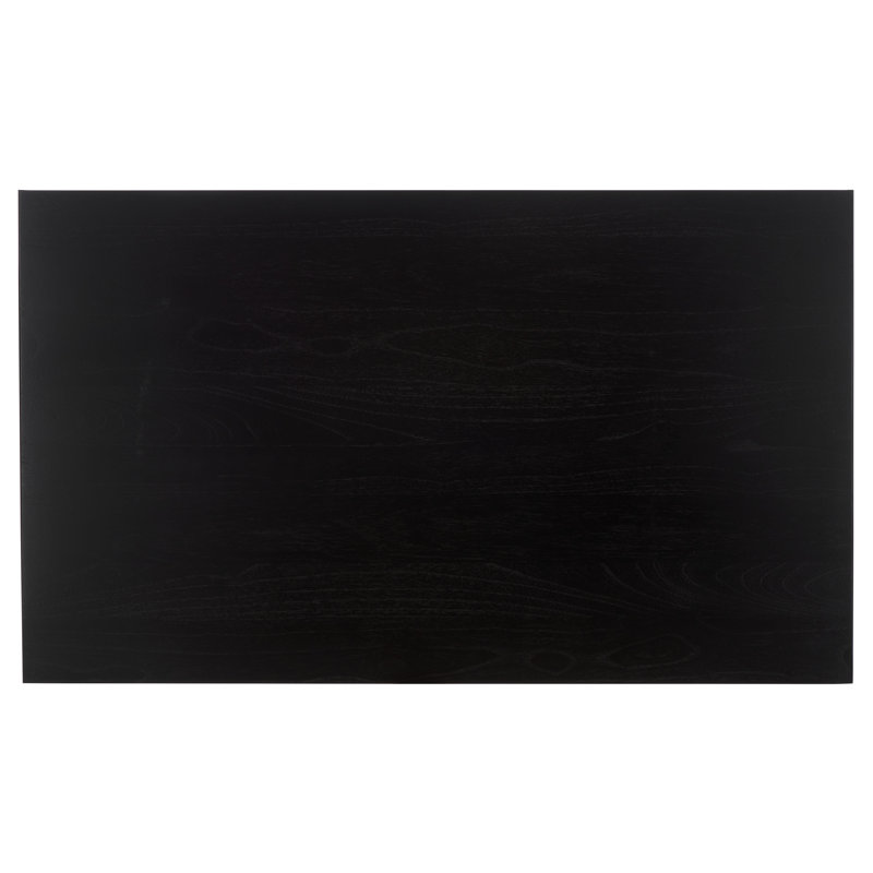 Tawney Rectangle Wood Coffee Table, Black