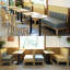 Banc rembourré en similicuir Simple Elegant Cafe-101513804