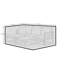 Caspin Outdoor Patio Dining Set Cover