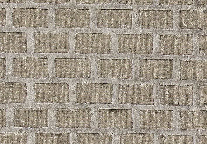 Linen Geometric Area Rug