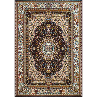 Tapis brun foncé Ravenstein