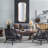 Oversized Wooden Floor Mirror