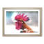 Portrait of a Rooster in Abstract - Framed Print-55767179-55767180