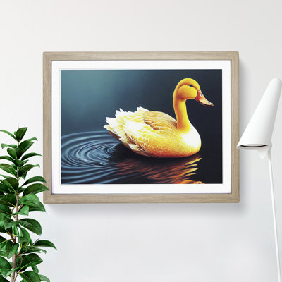 Masterful Duck - Single Picture Frame Painting