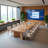 Modern Rectangular Solid Wood Conference Table