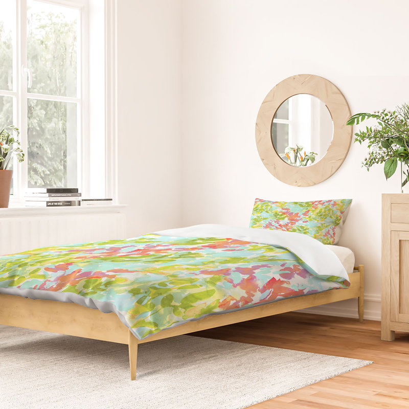 Ensemble de housse de couette en microfibre, Housse de couette double + 2 taies d'oreiller