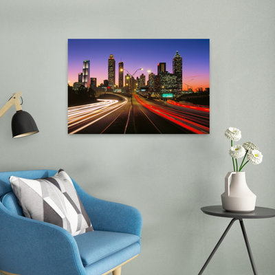 «Atlanta by Georgia by Night», États-Unis, art abstrait contemporain, art mural