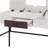 Verster Natural  Black Finish Writing Desk W/USB-1122605878