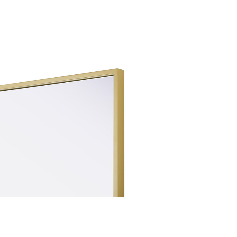 Miroir Amoura, Laiton, 30 po x 24 po