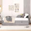 Base de lit plateforme moderne avec 2 tiroirs-1257958575