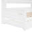 Daybed With Trundle And Functional Cabinet Shelf - Fashionable Structure Wood Compact-366091458-366091459