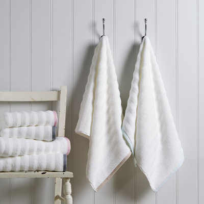Macy Cotton Plush Ribbed Hand Towel