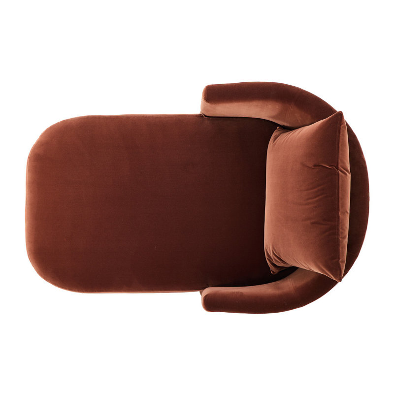 Farrah Chaise Lounge, Surrey Auburn 76.8% Cotton/23.2% Polyester