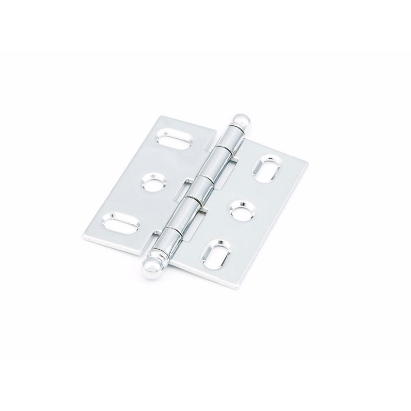 Schaub Non-Mortise Cabinet Hinge 2-5/8", Chrome poli