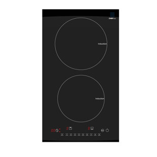 NutriChef Dual Induction Burner - Two-Burner Electric Cooktop with Digital  Display and Adjustable Temperature Settings - Energy-Efficient Portable