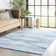 Marsa Tribal Diamond Pattern Light Blue Area Rug