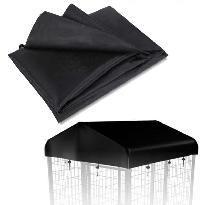 Housse d'extérieur pour chenil pour chien, housse imperméable, H 14,40 po x l 50,40 po x P 48 po