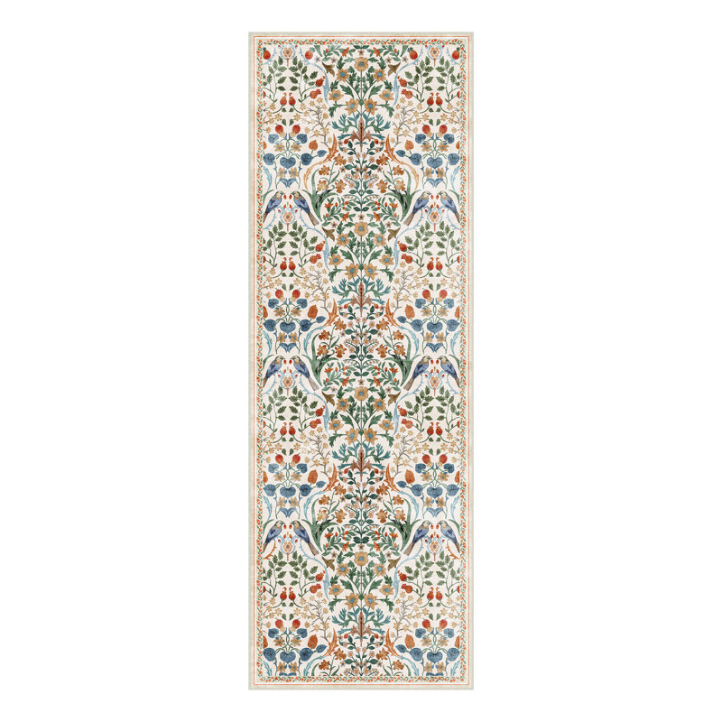 Destinay Floral Area Rug, Runner 61 x 183 cm
