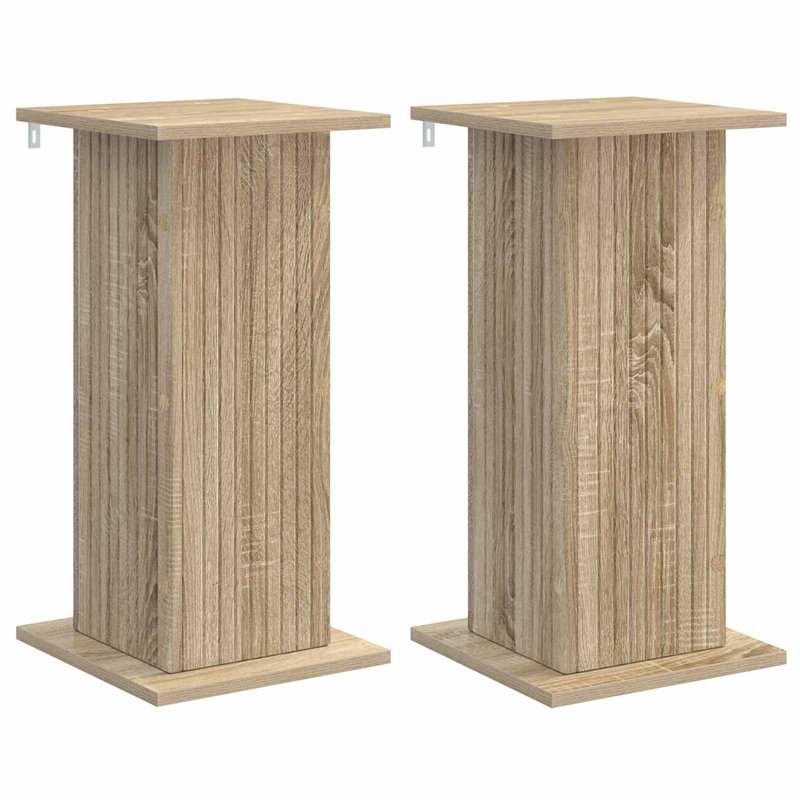 Plant Stand - Set of 2, 60.5cm H x 30.5cm W x 30cm D, Sonoma Oak