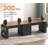 90.5" 2 Person Computer Desk, Long Office Desk With Storage Drawers-1273150997
