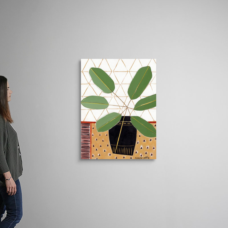 Art sur toile nappe dorée IV, Toile tendue, H 40 po x l 30 po