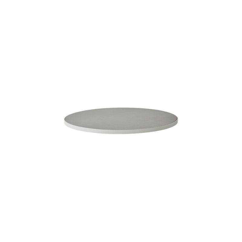 Outdoor Round, 29.6" W  x 29.6" L x 16" H, Lava Gray/White/Ceramic Light Gray