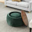 Repose-pieds rond avec rangement, fonction 2 en 1, table de bout et repose-pieds-721222249