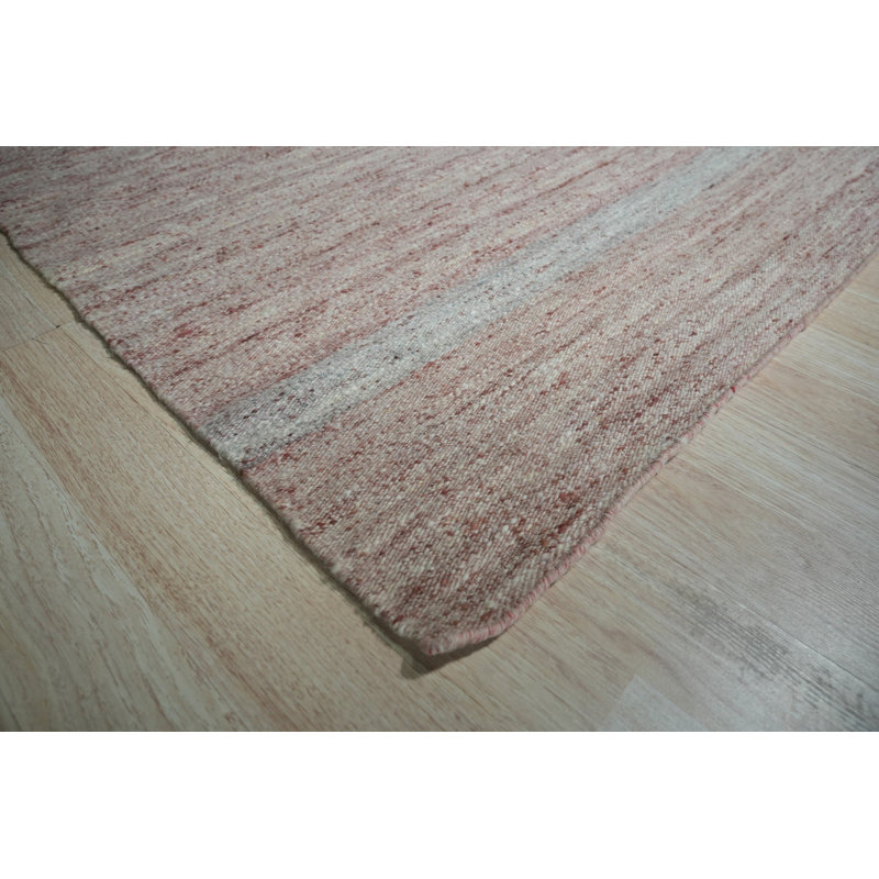 Tapis en laine tissé à la main Coral, 8 pi x 10 pi
