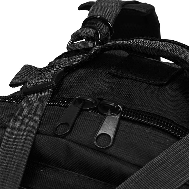 Vidaxl Army-Style Backpack 50 L Black