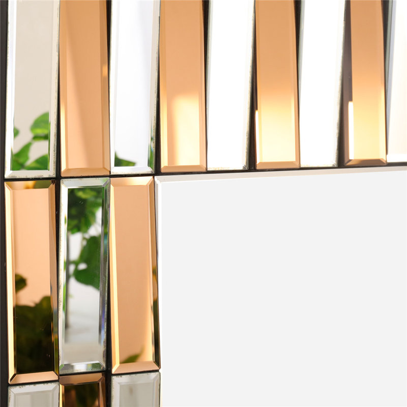 Antina Rectangle Glass Wall Mirror, 90cm H x 60cm W