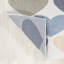 Tapis géométrique ivoire / bleu / orange Dila Modern Hearts-911568199