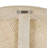Wood/Cane Round Wall Mirror