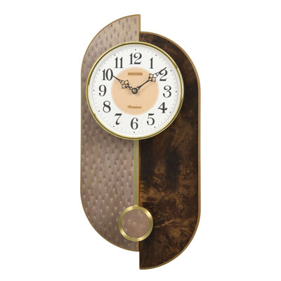 Ketchum Solid + Manufactured Wood Wall Clock