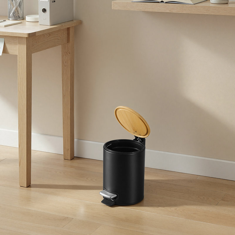 Metal Step On Recycling Bin - 3L