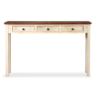 Demello 30cm Solid Wood Console Table