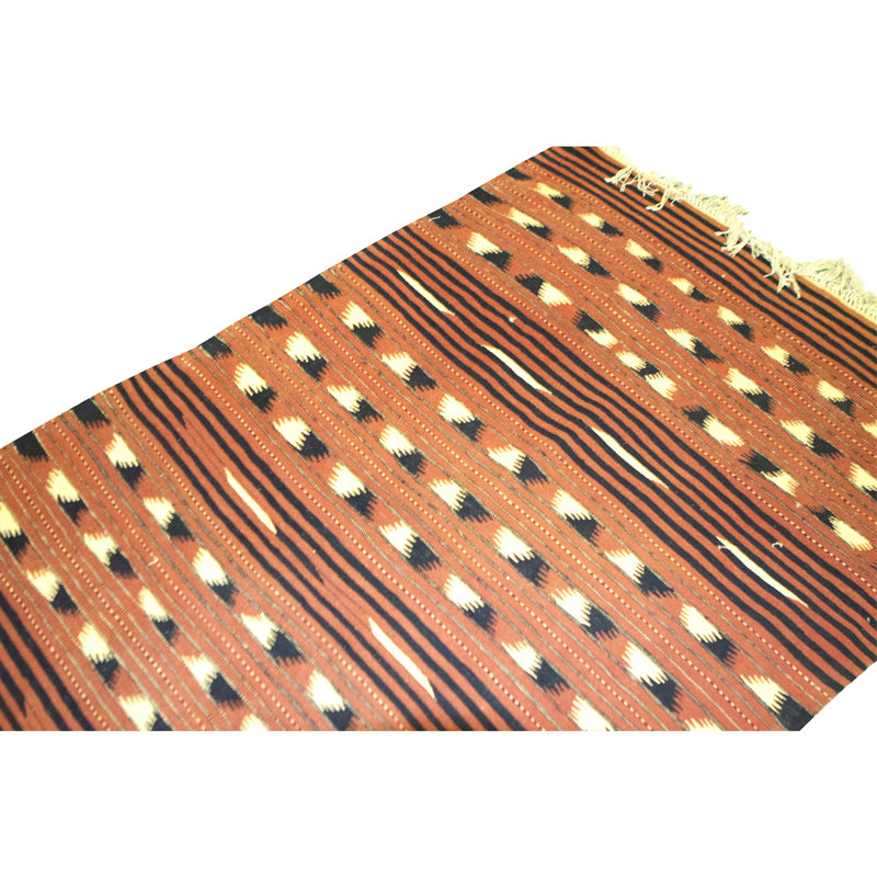 High-Quality Hand-Knotted Red And Multi Area Rug