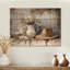 Décoration campagnarde sur bois de pin naturel-906279974