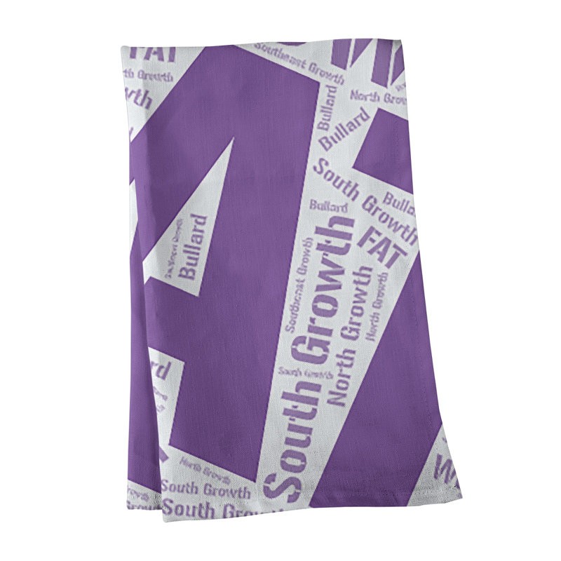 Serviette à thé « districts », Mauve, Fresno