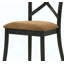 Élégant ensemble de chaises d'appoint en cuir Aire, parfait pour les repas modernes et les sièges confortables