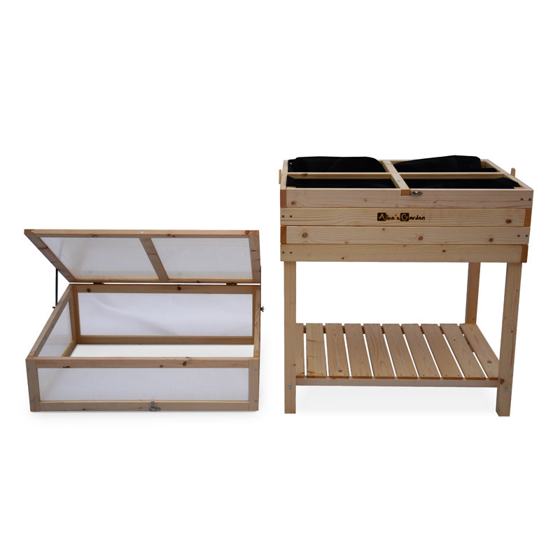 Wood Raised Garden Bed