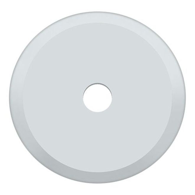 Metal Knob Backplate, Polished Chrome