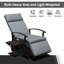 Fauteuil inclinable d'extérieur avec angle réglable de 150 degrés, coussins résistants aux éclaboussures de 6,8 po, support de 350 lb et inclinable pour table d'appoint inclinable, confortable et ergonomique